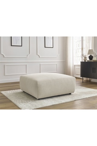 Pouf Lucien - Beige - En polyester