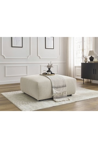 Pouf Lucien - Beige - En polyester