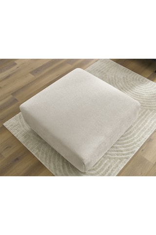 Pouf Lucien - Beige - En polyester