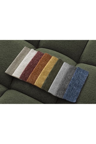 Pouf Everest - Kaki - En tissu chiné