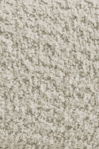 Pouf Pamira - Beige - En tissu bouclette