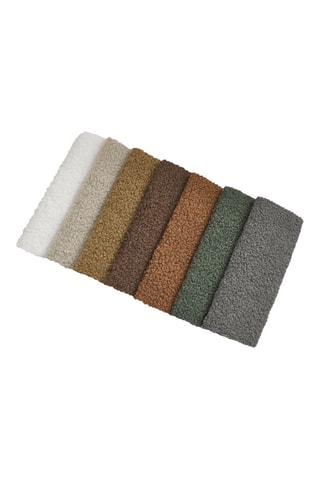 Canapé convertible - Vert - 2 places - En tissu bouclette