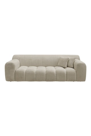 Canapé Mélisse - Beige - 3 places - En tissu texturé