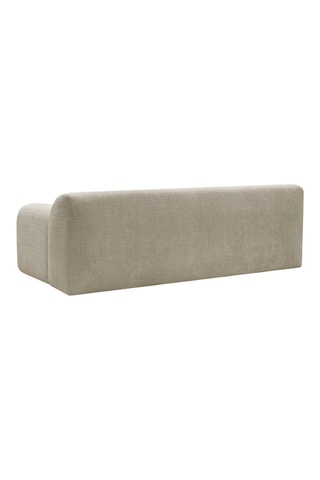 Canapé Mélisse - Beige - 3 places - En tissu texturé