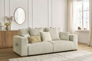 Canapé convertible Sidonie  - Beige