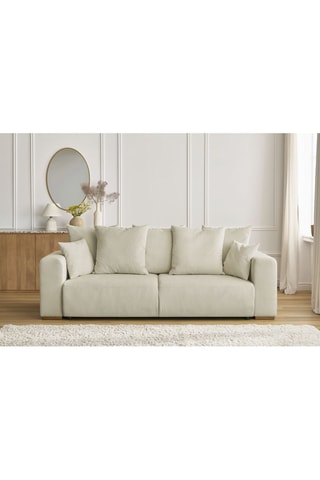 Canapé convertible Sidonie  - Beige