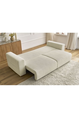 Canapé convertible Sidonie  - Beige