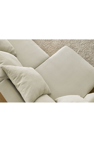 Canapé panoramique convertible Sidonie - Beige