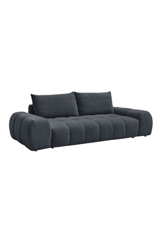 Canapé droit Everest - Bleu foncé - 3 places - En polyester