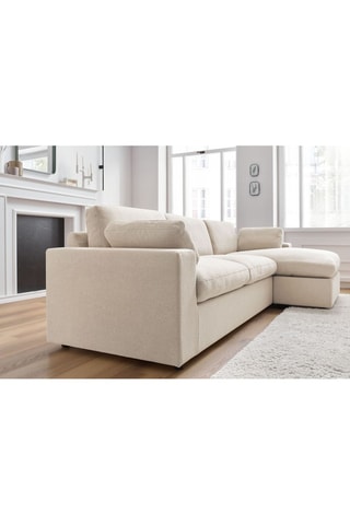 Canapé d'angle réversible Belair - 
Beige