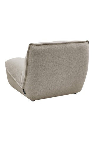 Chauffeuse Serena - Taupe - 1 place - En tissu chiné