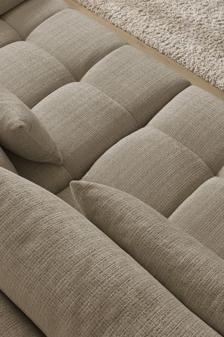 Canapé Ivane - Taupe - 3 places - En tissu texturé