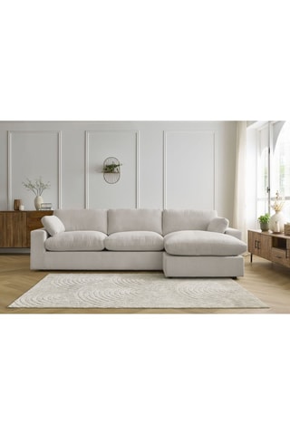 Canapé d'angle réversible Belair - Beige