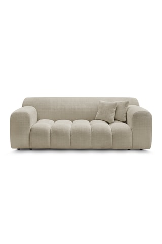 Canapé Melisse - Beige - 2 places - En tissu texturé