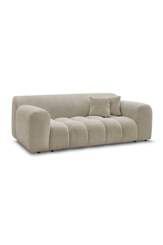 Canapé Melisse - Beige - 2 places - En tissu texturé