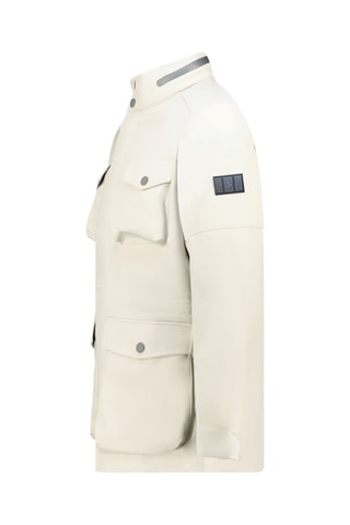 Parka - Blanc et gris