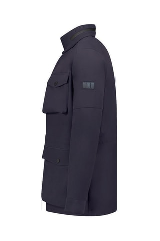 Parka - Bleu et noir