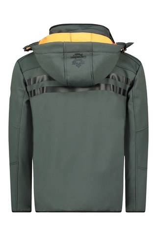 Jasje met Capuchon Softshell Royauteak - Donkergrijs en oranje