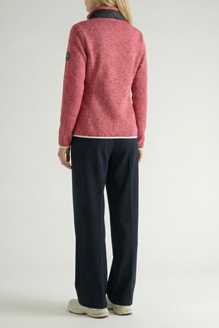 Veste polaire Tirexana - Corail et noir