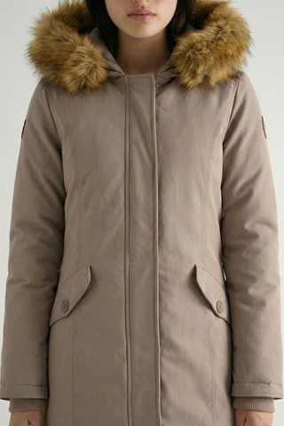 Veste à capuche Dinastiana - Taupe