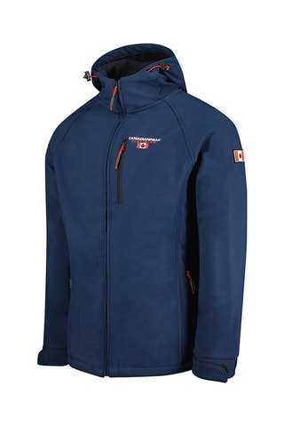 Jasje met Capuchon Softshell Takiteak - Marineblauw