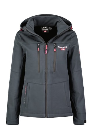Veste à capuche Softshell - Gris