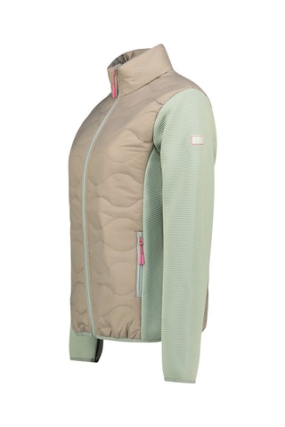 Veste polaire Tahitieak - Beige, vert et rose