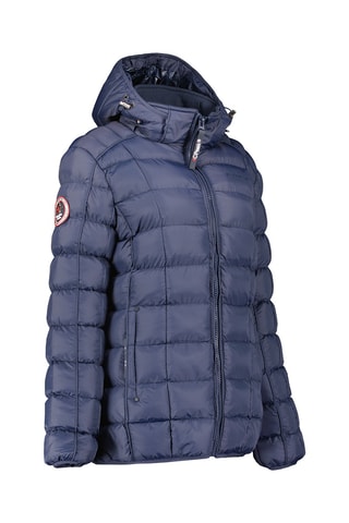 Doudoune à capuche Bambolineak - Bleu marine