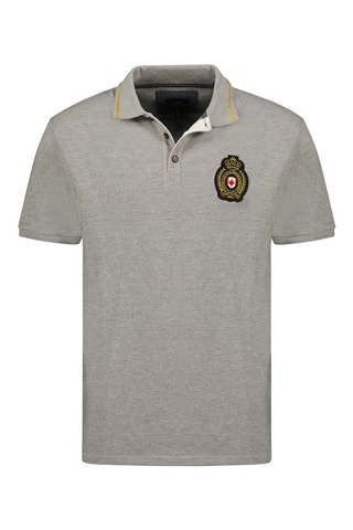 Polo - Blauw, grijs en geel