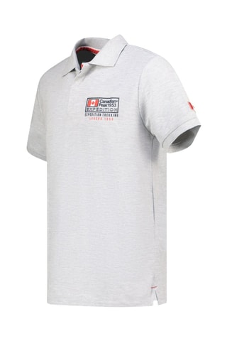 Polo Koffreak - Gris et blanc