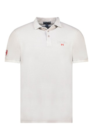 Polo Karseak - Rouge, blanc et gris