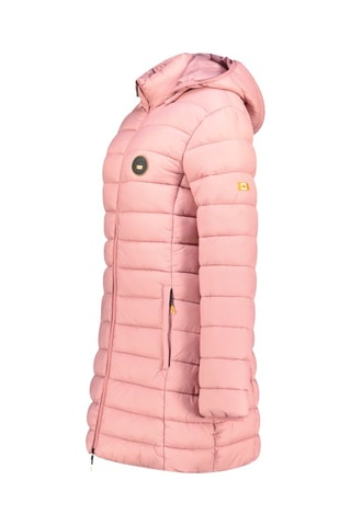 Doudoune longue Atikamapeak - Rose, blanc et rouge