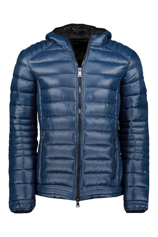 Gewatteerde Jas met Capuchon Aboueak  - Marineblauw