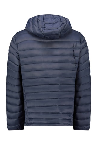 Doudoune regular à capuche Carliteak - Bleu marine