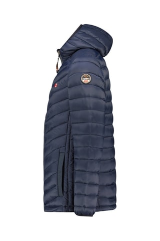 Doudoune regular à capuche Carliteak - Bleu marine