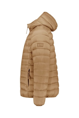 Doudoune à capuche Amitaleak - Taupe