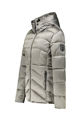 Doudoune à capuche Blancheak - Gris et noir