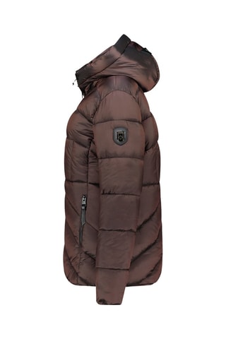 Doudoune à capuche Blancheak - Noir et marron