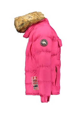 Gewatteerde Jas met Capuchon - Roze