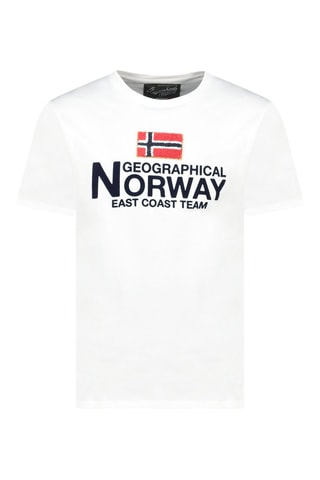 T-shirt - Blanc, bleu et rouge