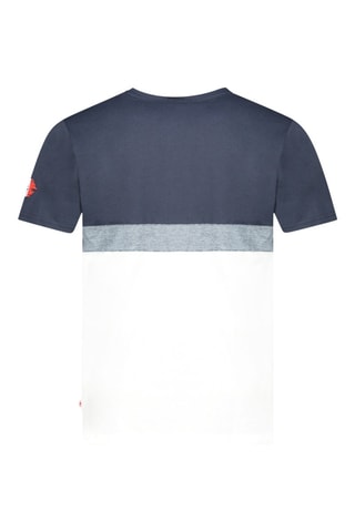 T-shirt Jdoubleak - Wit, blauw en grijs