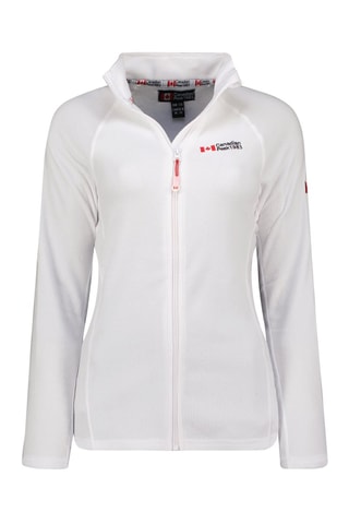 Sweat polaire Tugeak - Rouge et blanc