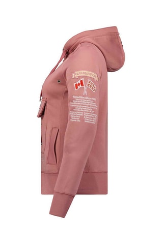 Sweat à capuche Gyrelle - Rose