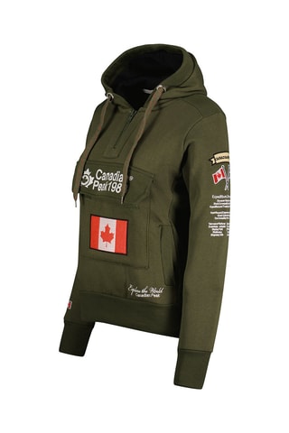 Sweat à capuche - Kaki
