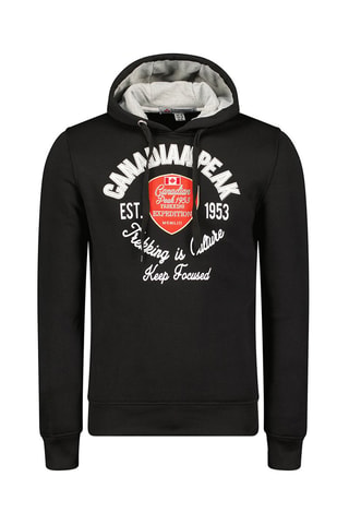 Sweater met Capuchon Garleak - Zwart
