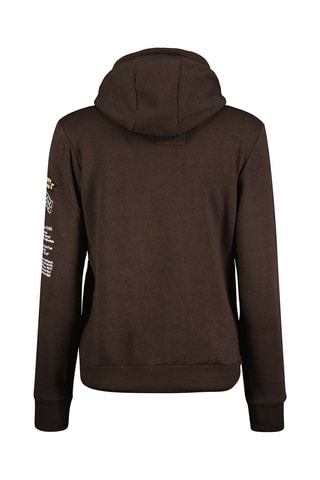 Sweat à capuche Gyrelle - Marron