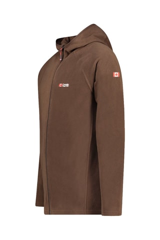 Sweat polaire à capuche Tugoodeak - Marron