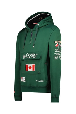 Sweater met Capuchon Galapagos - Groen