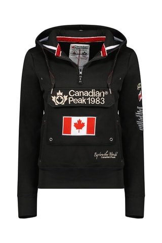Sweat à capuche Gyrelle - Noir