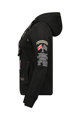 Sweat à capuche Gyrelle - Noir